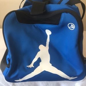 Nike Air Jordan Duffle Bag Blue Kids Size 2/4T